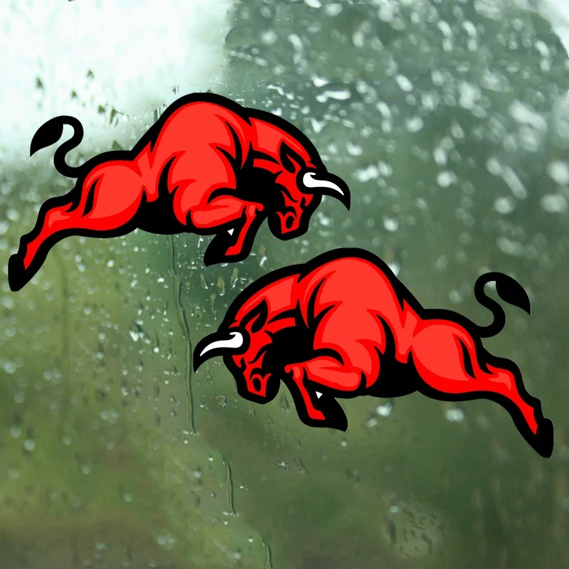 SZWL 2 X Angry Bull Red Car Sticker Funny Colorful Stickers Auto Automobile Motorcycles Decals Waterproof Accessories,17cm*10cm
SZWL 2 X Angry Bull Red Car Sticker Funny Colorful Stickers Auto Automobile Motorcycles Decals Waterproof Accessories,17cm*10cm