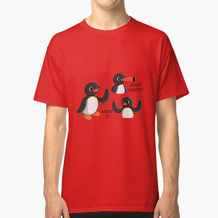Pingu Noot футболка Пингвин серия анимированная пластелина 3d вентилятор fanart pingu