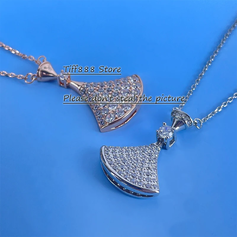 Original B brand jewelry, women's pure silver diamond necklace, shining diamond wedding gift
Original B brand jewelry, women's pure silver diamond necklace, shining diamond wedding gift