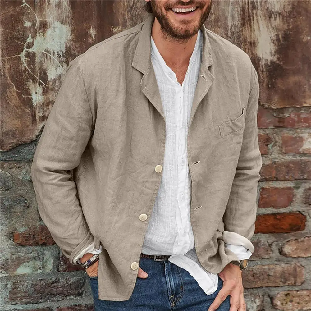 6 Colors Good Workmanship Single-breasted Casual Men Coat Single-breasted Solid Color Sports Lining Young Coat for Going Out
6 Colors Good Workmanship Single-breasted Casual Men Coat Single-breasted Solid Color Sports Lining Young Coat for Going Out