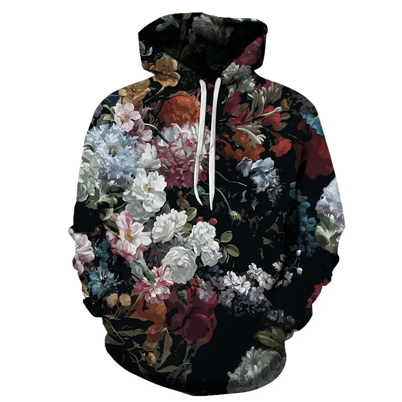 2021 fashion new sweater 3D digital printing plant pattern men's and women's hooded Pullover
2021 fashion new sweater 3D digital printing plant pattern men's and women's hooded Pullover