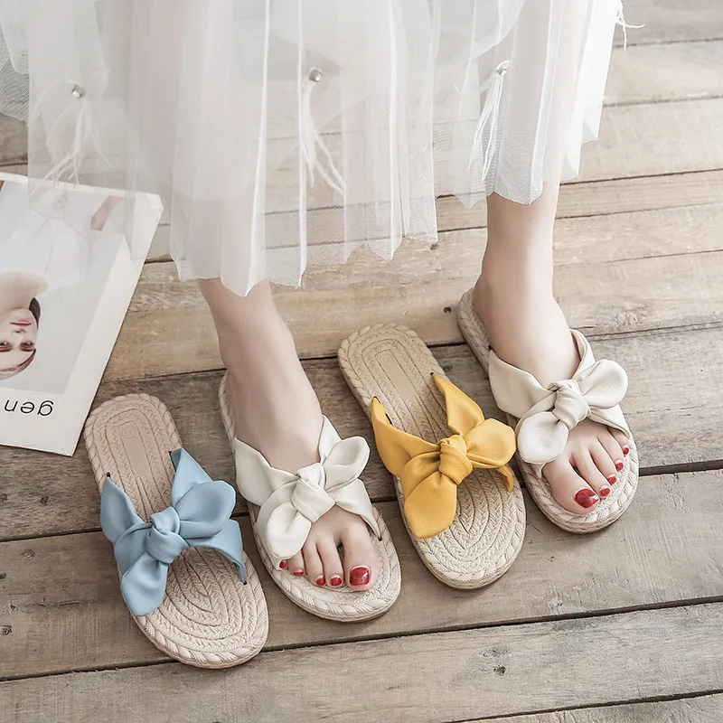 Shoes Women Slippers Flat Lady Pantofle Loafers Butterfly-Knot Luxury Slides Shale Female Beach Soft Girl 2021 Designer Sabot C
Shoes Women Slippers Flat Lady Pantofle Loafers Butterfly-Knot Luxury Slides Shale Female Beach Soft Girl 2021 Designer Sabot C