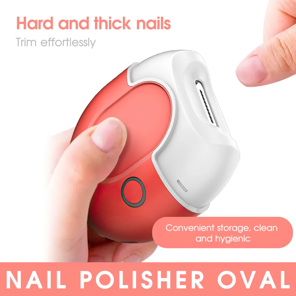 1PCS Automatic Nail Clipper Trimmer Portable Electric Nail Cutter Manicure For Baby Adult Nail File Manicure Pedicure Tool