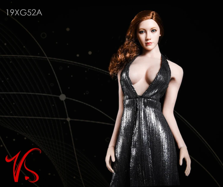 1/6 Women's Halter Sling Evening Dress Marilyn Dress Set 19XG52 3 Colors VSToys Women's Dress 12 Inch Figure Model. 
1/6 Women's Halter Sling Evening Dress Marilyn Dress Set 19XG52 3 Colors VSToys Women's Dress 12 Inch Figure Model.