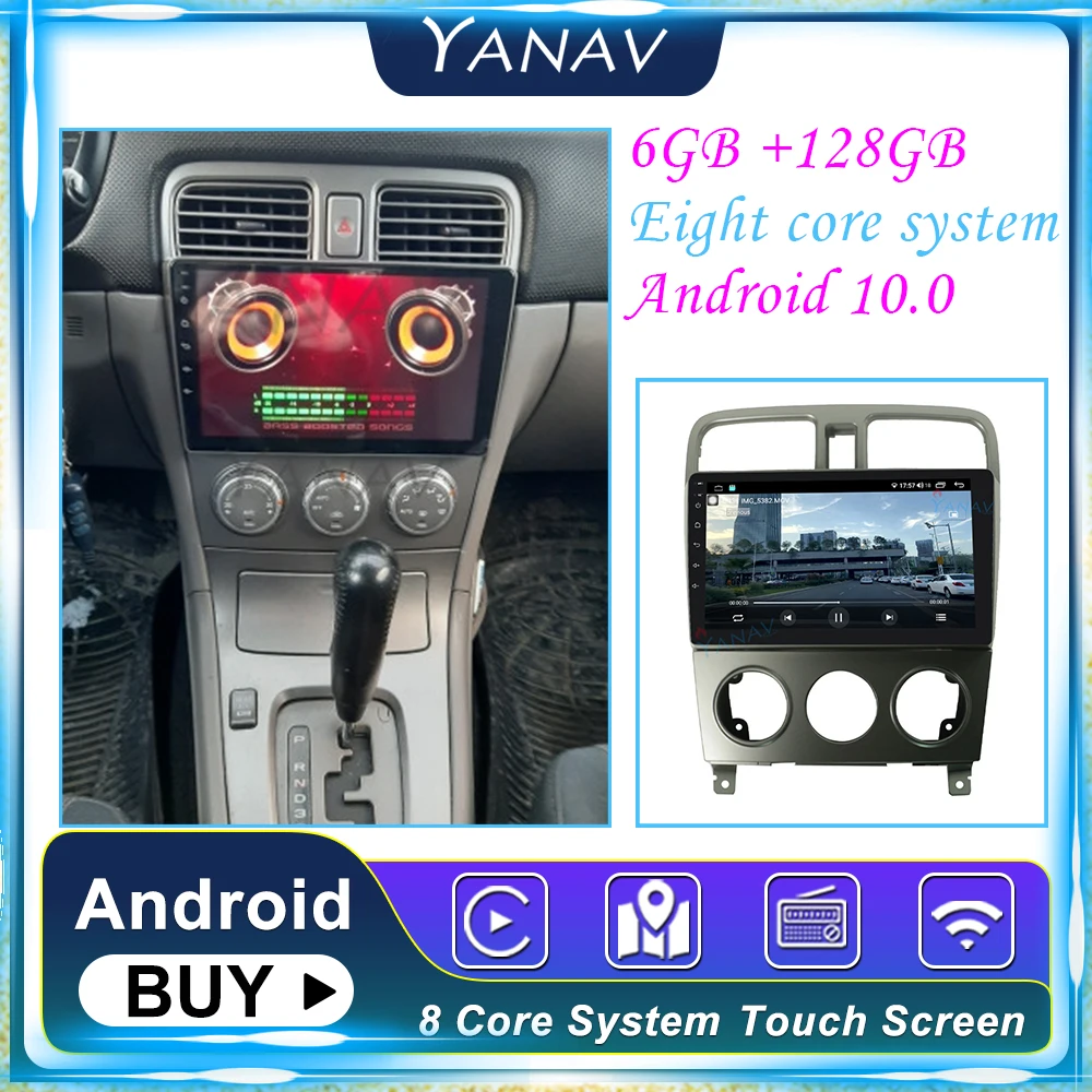 Автомобильный радиоприемник 128 ГГц для Subaru Forester 2002-2008 Android GPS-навигация видео HD сенсорный экран Мультимедийный MP3-плеер
Автомобильный радиоприемник 128 ГГц для Subaru Forester 2002-2008 Android GPS-навигация видео HD сенсорный экран Мультимедийный MP3-плеер