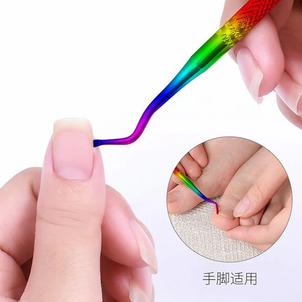 12pcs/set Rainbow Stainless Steel Nail Cuticle Pusher Nail Art Files Uv Gel Polish Remove Manicure Care Groove Clean Tool
12pcs/set Rainbow Stainless Steel Nail Cuticle Pusher Nail Art Files Uv Gel Polish Remove Manicure Care Groove Clean Tool