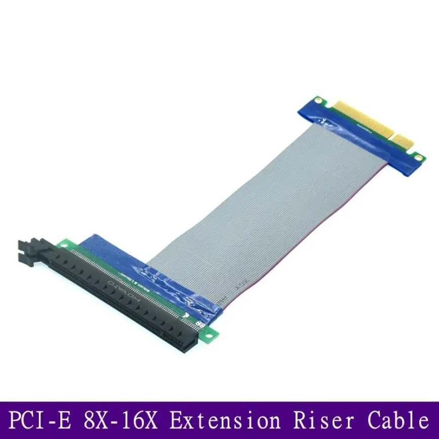 PCI Express PCIE Riser Card Extender PCI E 8X to 16X Slot PCI-E Riser Adapter Extension Cable PCIe X8 Gold Plated For BTC Mining
PCI Express PCIE Riser Card Extender PCI E 8X to 16X Slot PCI-E Riser Adapter Extension Cable PCIe X8 Gold Plated For BTC Mining