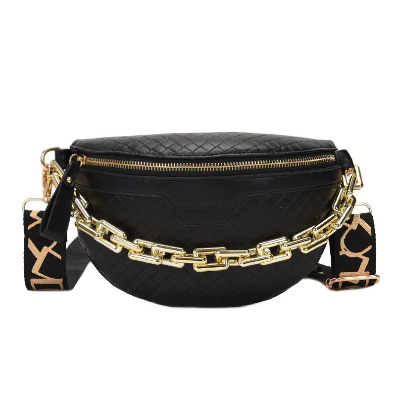 Luxury Women's Fanny Pack High Quality Waist Bag Thick Chain Shoulder Crossbody Chest Bag Female Belt Bag Designer Handbag
Luxury Women's Fanny Pack High Quality Waist Bag Thick Chain Shoulder Crossbody Chest Bag Female Belt Bag Designer Handbag