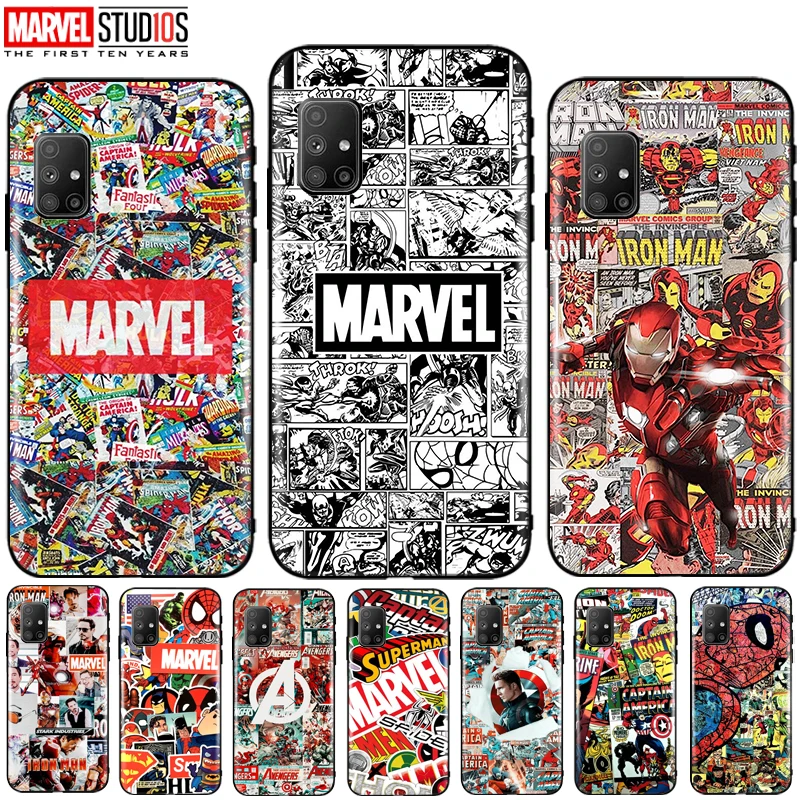 Phone Case For Samsung Galaxy M51 Soft Coque Cover Marvel Avengers Comics Iron Man SpiderMan Venom Captain America Thor
Phone Case For Samsung Galaxy M51 Soft Coque Cover Marvel Avengers Comics Iron Man SpiderMan Venom Captain America Thor