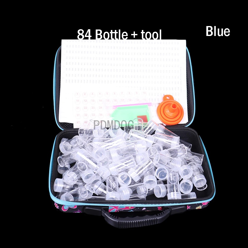 84 bottles Diamond Painting Accessories Container Zipper Storage Bag New Bottles Of Suitcase 5D Butterfly Embroidery Tool
84 bottles Diamond Painting Accessories Container Zipper Storage Bag New Bottles Of Suitcase 5D Butterfly Embroidery Tool