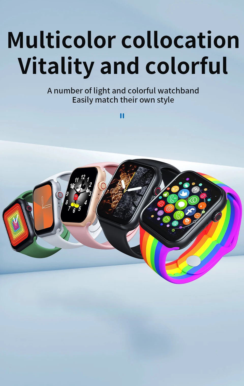 Willgallop Z20 full screen waterproof smart watch Bluetooth 5.0 fitness tracker heart rate monitoring smart clock for men/women
Willgallop Z20 full screen waterproof smart watch Bluetooth 5.0 fitness tracker heart rate monitoring smart clock for men/women