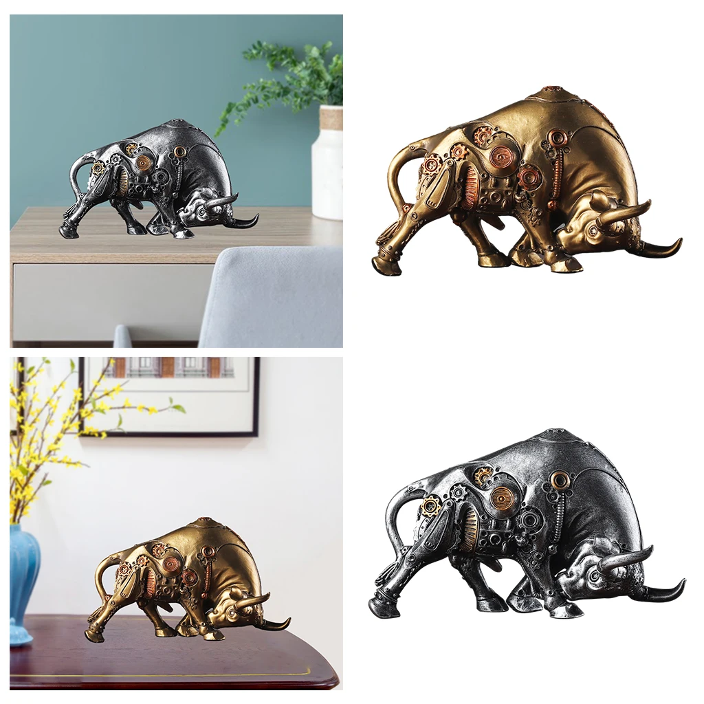 Home Decor Crafts Miniature Bull Figurine Resin Animal Sculpture Ornament
Home Decor Crafts Miniature Bull Figurine Resin Animal Sculpture Ornament