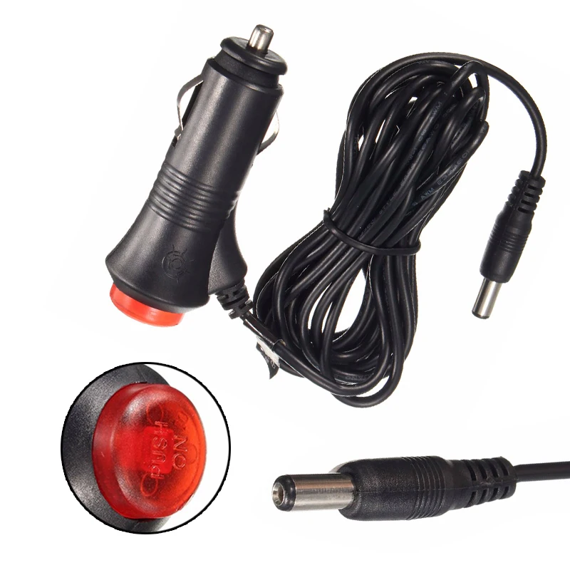 Cigarette Lighter 12V 24V DC 2.1x5.5mm Elbow Plug Car Cigarette Lighter Charger Power Cable Cord Lead For Car Monitor Camera
Cigarette Lighter 12V 24V DC 2.1x5.5mm Elbow Plug Car Cigarette Lighter Charger Power Cable Cord Lead For Car Monitor Camera