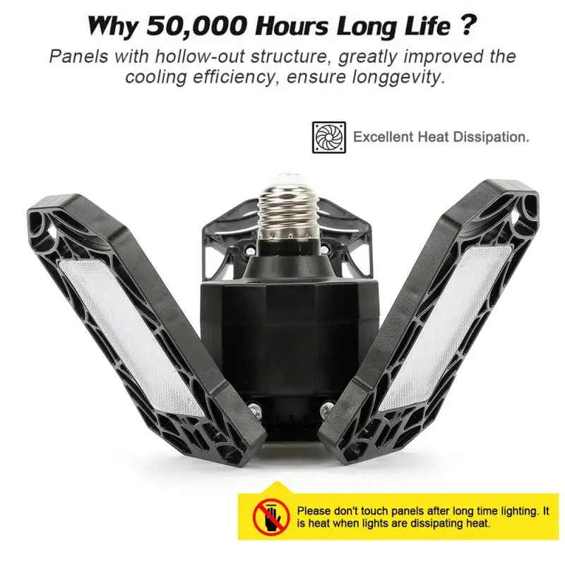 LED Garage Light 360 Degrees 40W 60W Triple Garage Lights Glow Deformable Light Indoor Garage Light Premium 6000 Lumens LED Lamp
LED Garage Light 360 Degrees 40W 60W Triple Garage Lights Glow Deformable Light Indoor Garage Light Premium 6000 Lumens LED Lamp