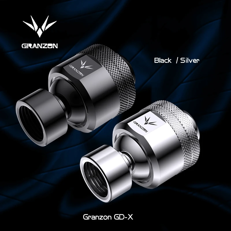 Granzon GD-X,360 градусов свободно вращающийся фитинг, G1/4 ''штекер к Famale, универсальный Соединительный адаптер водяного охлаждения, черный/серебристый
Granzon GD-X,360 градусов свободно вращающийся фитинг, G1/4 ''штекер к Famale, универсальный Соединительный адаптер водяного охлаждения, черный/серебристый