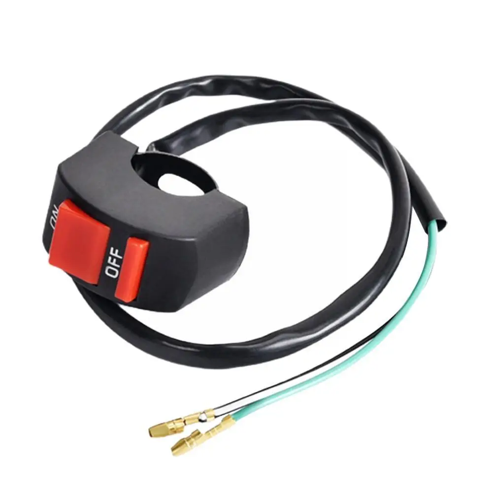 Universal Motorcycle Flashing Flameout Switch Handlebar Switch On Connector Bike Button Off Light Two Wire Core Atv Dc12v/1 F8r7
Universal Motorcycle Flashing Flameout Switch Handlebar Switch On Connector Bike Button Off Light Two Wire Core Atv Dc12v/1 F8r7
