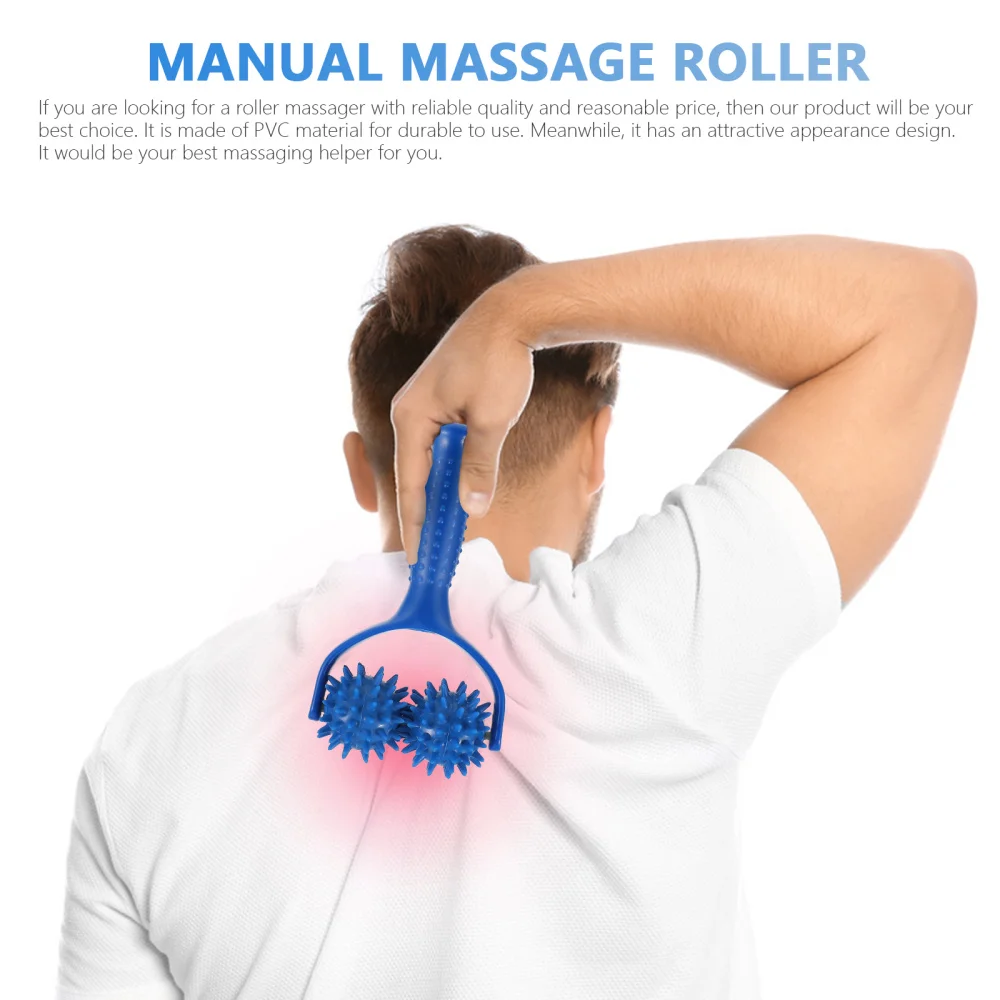 Muscle Relaxer Roller Massager Handheld Body Massager Shoulder Roller (Blue)
Muscle Relaxer Roller Massager Handheld Body Massager Shoulder Roller (Blue)
