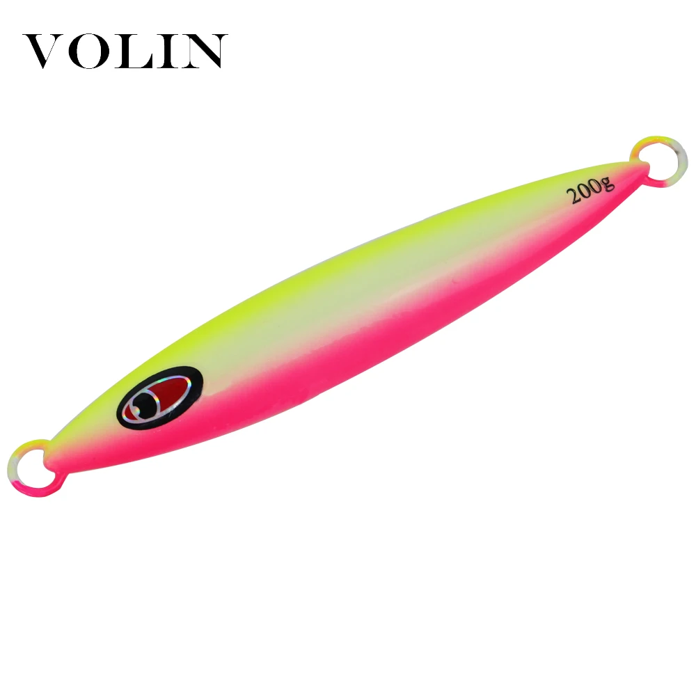 VOLIN NEW 2022 Big Metal Jigs Fishing Lure150g 200g 300g 350g 450g Boat Slow jigging lureGlow Hard Bait Sea Fishing Tackle
VOLIN NEW 2022 Big Metal Jigs Fishing Lure150g 200g 300g 350g 450g Boat Slow jigging lureGlow Hard Bait Sea Fishing Tackle