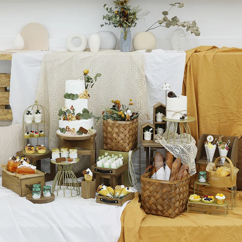 Подставка для торта SWEETGO золотого цвета + деревянная корзина для хранения, 22 шт. в комплекте, стеллажи в стиле леса, посуда, домашний декор, по...
Подставка для торта SWEETGO золотого цвета + деревянная корзина для хранения, 22 шт. в комплекте, стеллажи в стиле леса, посуда, домашний декор, по...