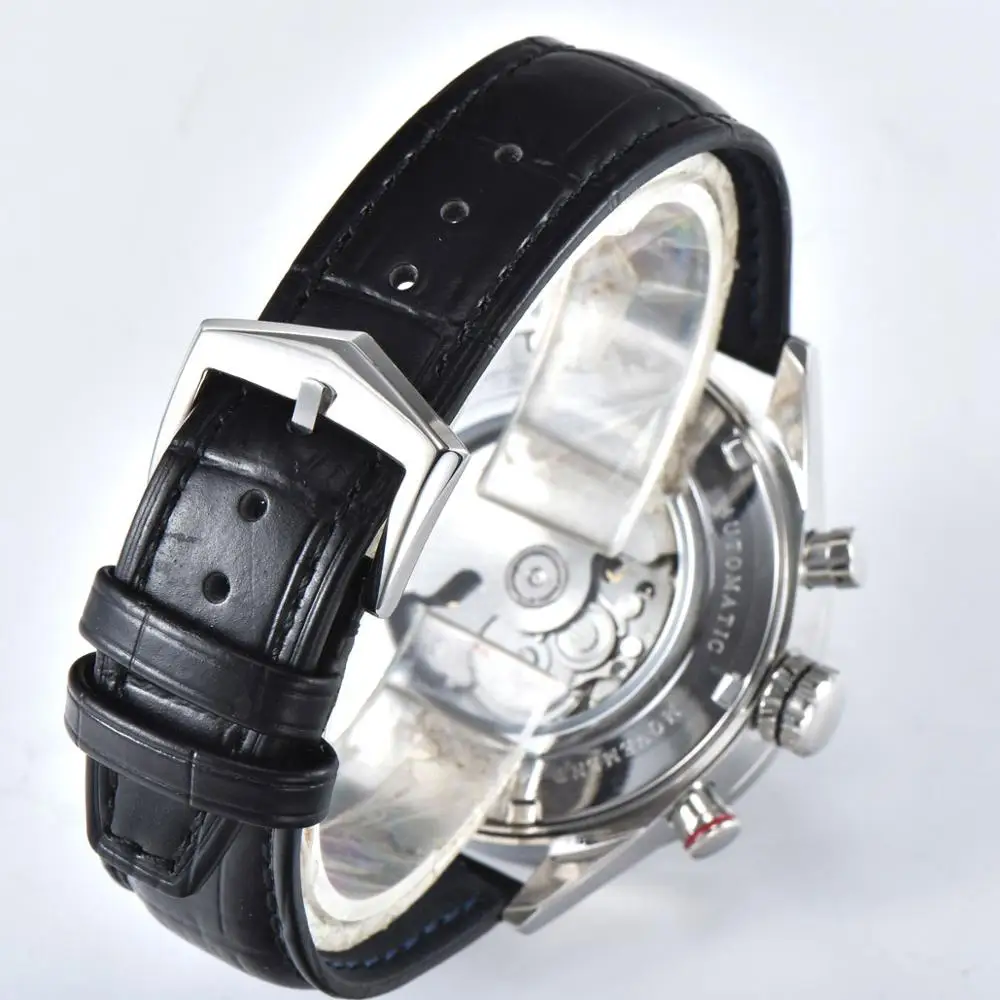 Corgeut44mm Black Dial Date Luxury Stainless Steel Waterproof Multifunction Automatic Movement Mechanical Wristwatch Men Leather
Corgeut44mm Black Dial Date Luxury Stainless Steel Waterproof Multifunction Automatic Movement Mechanical Wristwatch Men Leather