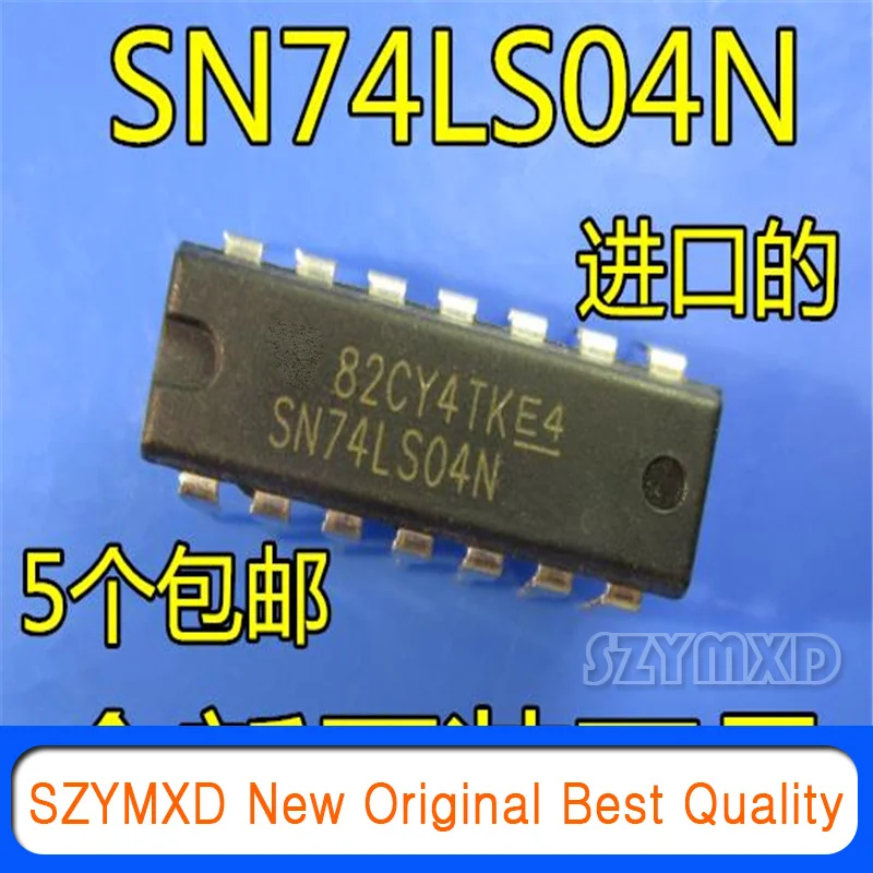 10Pcs/Lot New Original SN74LS04N HD74LS04P 74LS04 DIP-14 Six Inverter gate/pole And Inverter Chip In Stock
10Pcs/Lot New Original SN74LS04N HD74LS04P 74LS04 DIP-14 Six Inverter gate/pole And Inverter Chip In Stock