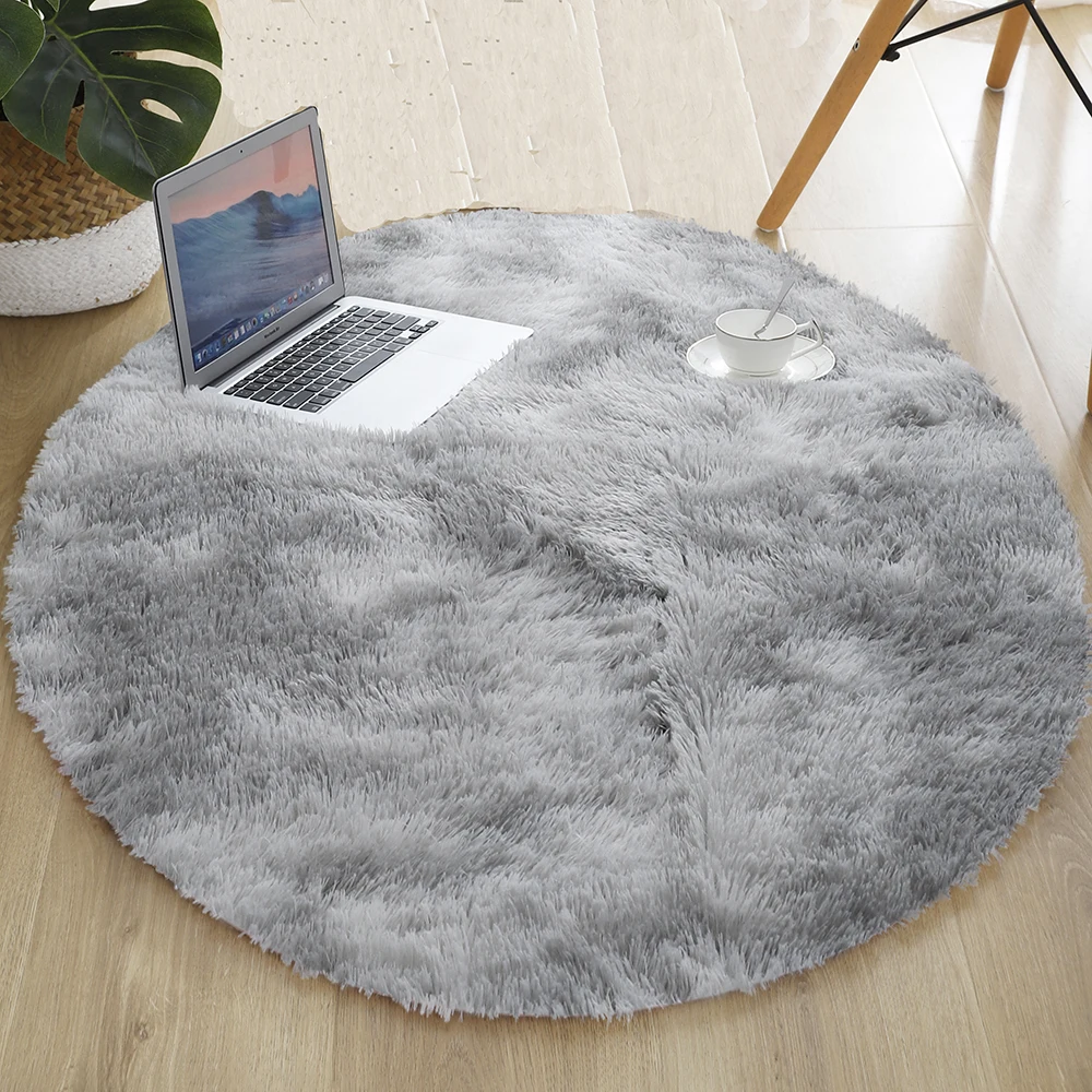 Round Thick Carpet for Living Room Plush Rug Children Bed Room Fluffy Floor Carpets Home Decor Rugs Soft Velvet Mat Anti-slip 
Round Thick Carpet for Living Room Plush Rug Children Bed Room Fluffy Floor Carpets Home Decor Rugs Soft Velvet Mat Anti-slip