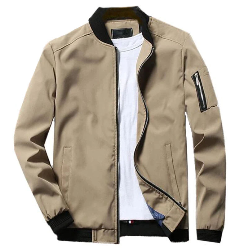 Hot Sale Spring Jacket Men Zipper O-Neck Bomber Jackets Male Streetwear Hip Hop Slim Fit Jacket 5XL 6XL Mens Casual Coats
Hot Sale Spring Jacket Men Zipper O-Neck Bomber Jackets Male Streetwear Hip Hop Slim Fit Jacket 5XL 6XL Mens Casual Coats