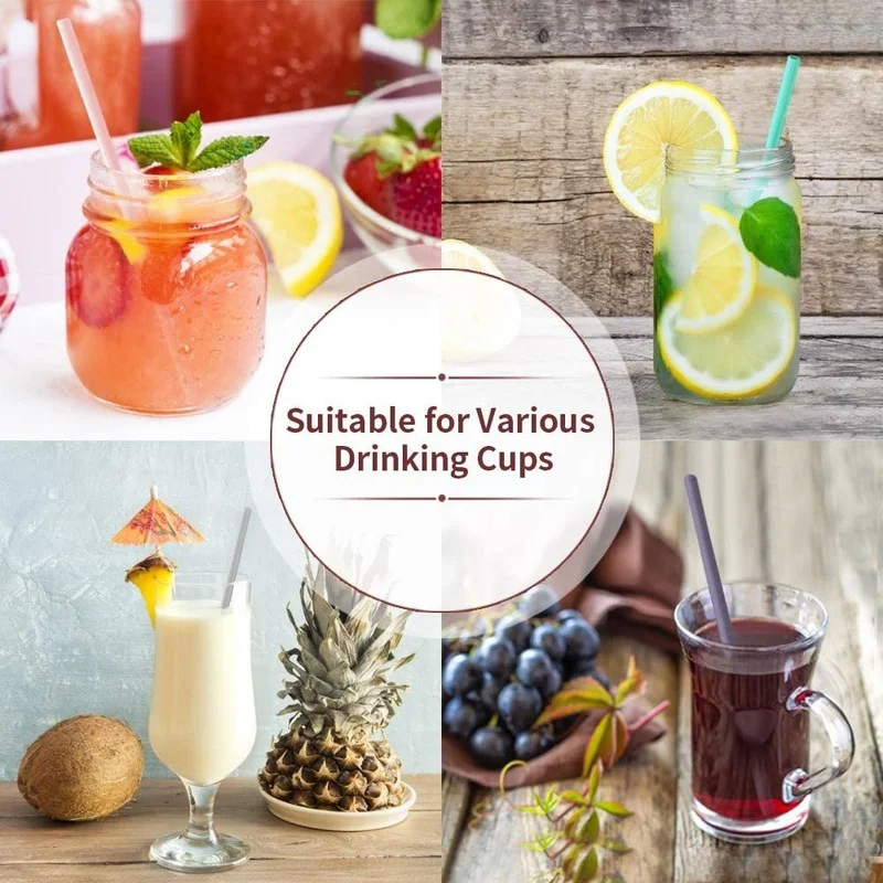 6PCS Random Color Silicone Drinking Straws Reusable Flexible Straw Silicone Fold Adult Child Straw Home Kitchen Bar Party Straws
6PCS Random Color Silicone Drinking Straws Reusable Flexible Straw Silicone Fold Adult Child Straw Home Kitchen Bar Party Straws