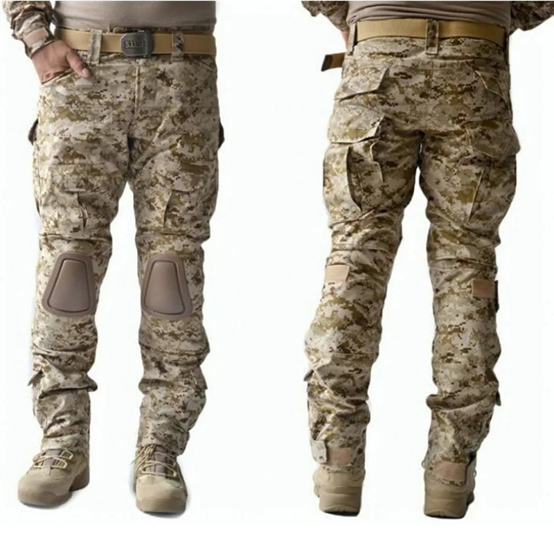 Tactical Pants With Knee Pads Desert Camouflage Combat Trousers Men Cargo Airsoft Sniper Pants Military Army BDU Hunting Pants
Tactical Pants With Knee Pads Desert Camouflage Combat Trousers Men Cargo Airsoft Sniper Pants Military Army BDU Hunting Pants