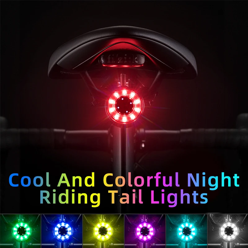 ROCKBROS Aluminum Bicycle Rear Light Colorful Rechargeable Safety Warning Tail Lamp Waterproof MTB Road Bike Light Accessories
ROCKBROS Aluminum Bicycle Rear Light Colorful Rechargeable Safety Warning Tail Lamp Waterproof MTB Road Bike Light Accessories