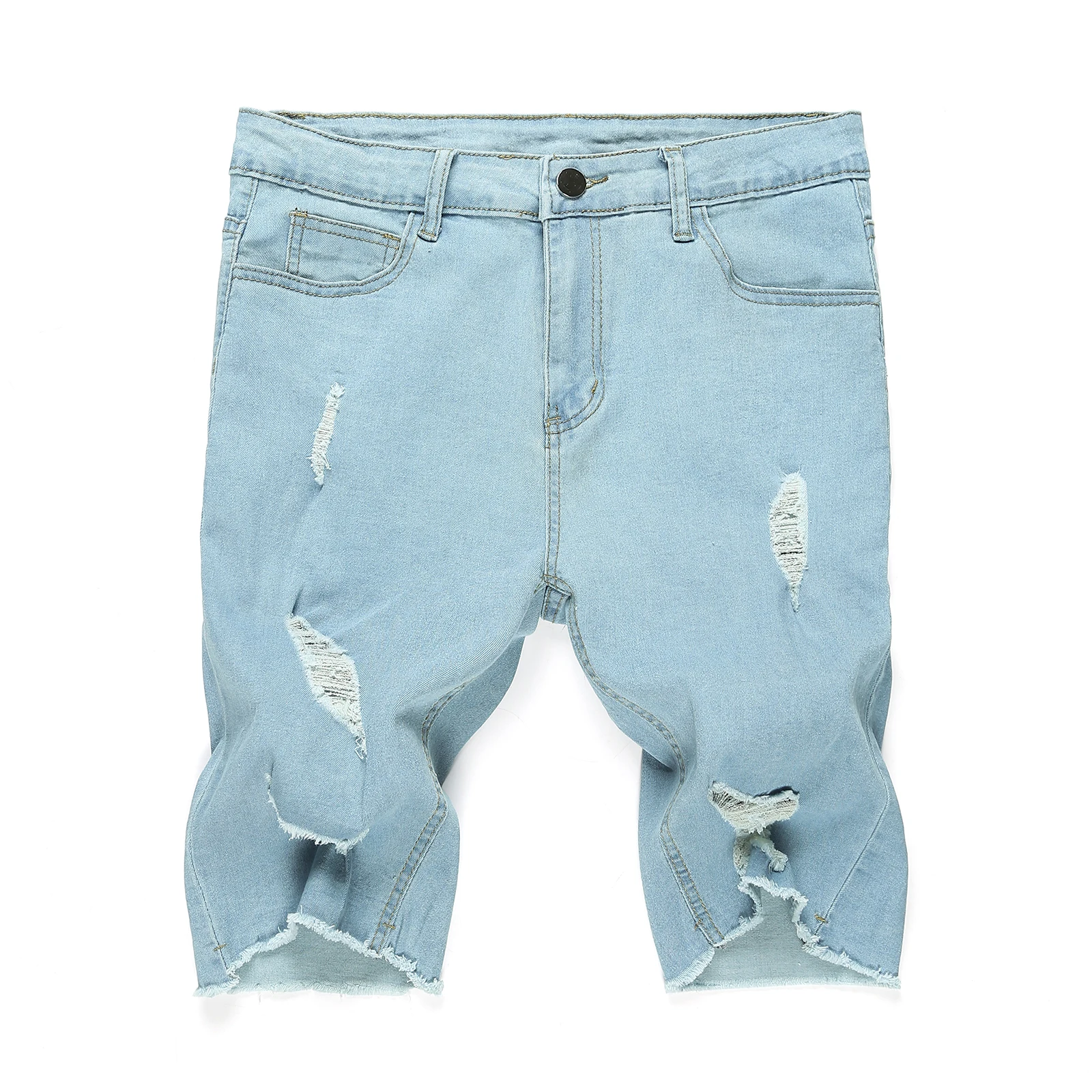 Men's Ripped Short Jeans Fashion Casual Slim Fit Hip hop High Quality Elastic Denim Shorts Male Brand Shorts
Men's Ripped Short Jeans Fashion Casual Slim Fit Hip hop High Quality Elastic Denim Shorts Male Brand Shorts