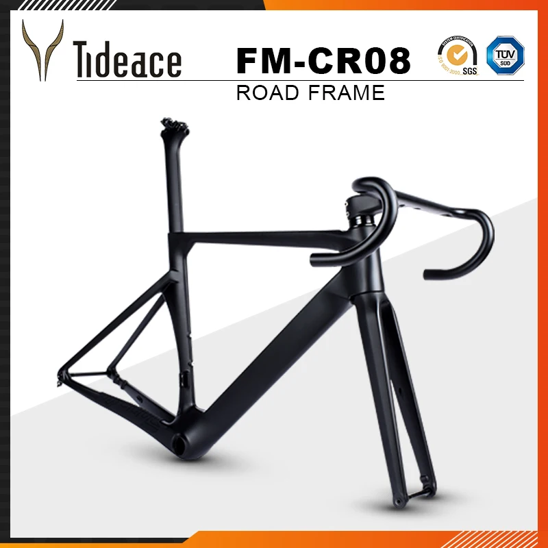 Top sale internal Cable Routing T1000 full Carbon fiber road bike frame disc brake bicycle frameset with integrated handlebar
Top sale internal Cable Routing T1000 full Carbon fiber road bike frame disc brake bicycle frameset with integrated handlebar