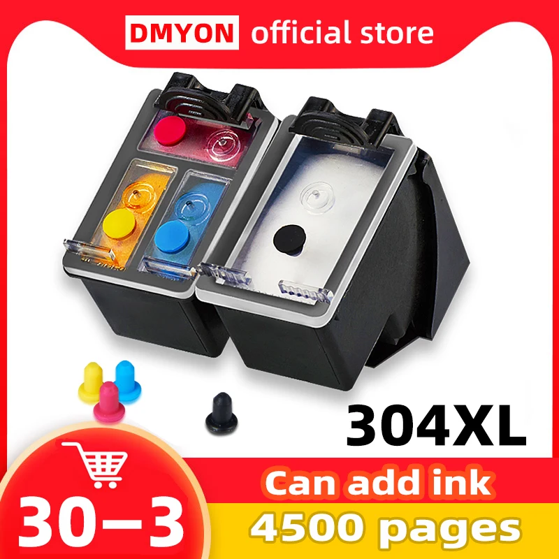 Compatible for HP 304 XL Deskjet 3700 2600 2620 5000 Ink Cartridge Deskjet 2630 2632 3720 3721 5010 5012 5014 5020 5030 Printer
Compatible for HP 304 XL Deskjet 3700 2600 2620 5000 Ink Cartridge Deskjet 2630 2632 3720 3721 5010 5012 5014 5020 5030 Printer