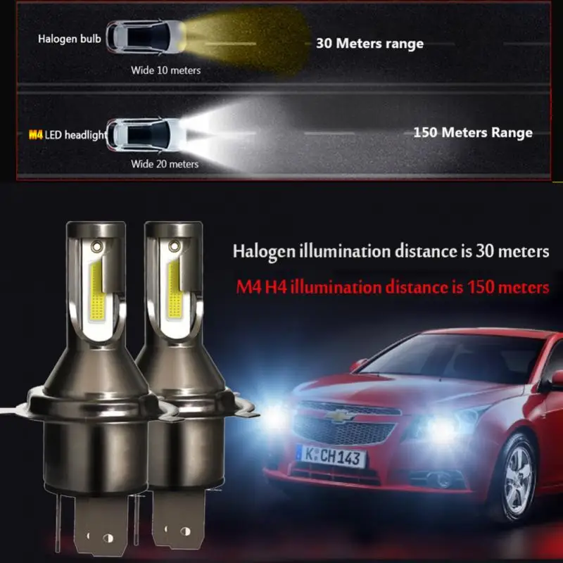 Universal H4 Led Headlights 6000K 12V HB2 Auto Diode Lamps 110W Mini 9003 Bulbs Hi/Lo Car Lights 26000LM Lampara Led
Universal H4 Led Headlights 6000K 12V HB2 Auto Diode Lamps 110W Mini 9003 Bulbs Hi/Lo Car Lights 26000LM Lampara Led