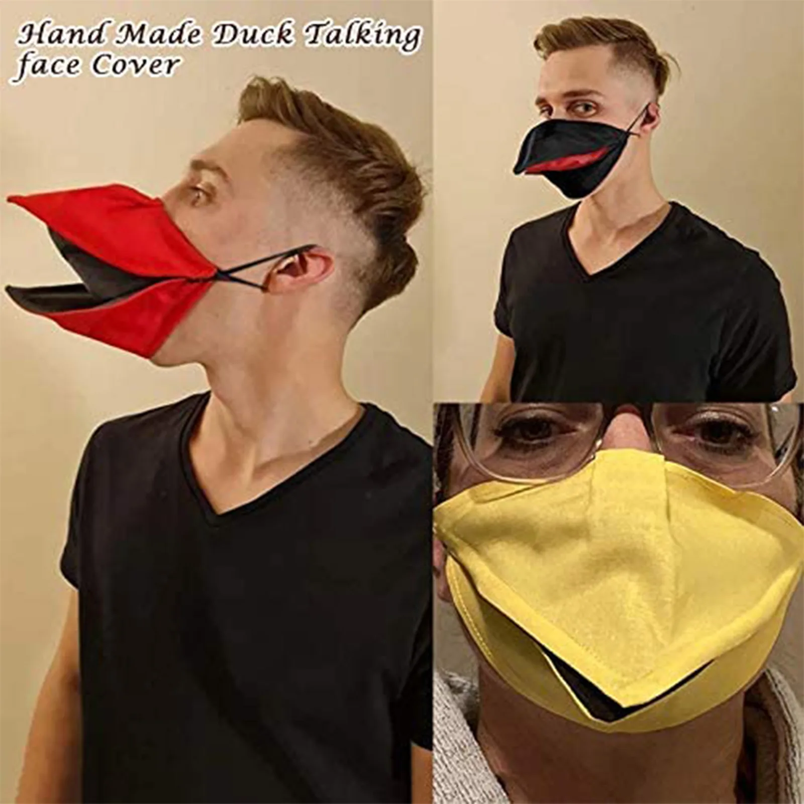 New Amusement Adults Face Mask Unisex Duck Mask Cosplay Tools for Christmas Costume Party Accessories Black/Yellow/Red
New Amusement Adults Face Mask Unisex Duck Mask Cosplay Tools for Christmas Costume Party Accessories Black/Yellow/Red