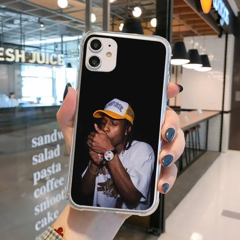 ASAP Rocky Rapper Phone Case Transparent for iPhone 11 12 mini pro XS MAX 8 7 6 6S Plus X 5S SE 2020 XR
ASAP Rocky Rapper Phone Case Transparent for iPhone 11 12 mini pro XS MAX 8 7 6 6S Plus X 5S SE 2020 XR
