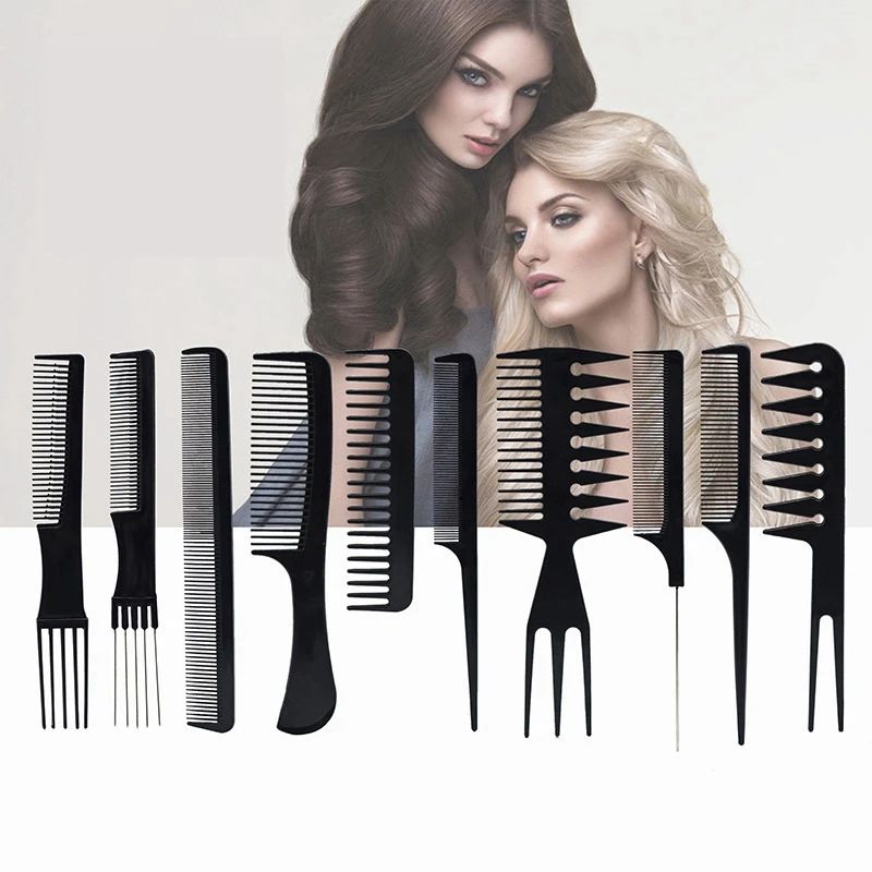 10Pc/Set Styling Comb Set Hair Comb Stylist Anti-Static Hairdressing Combs Barber Haircare Styling Tool Set
10Pc/Set Styling Comb Set Hair Comb Stylist Anti-Static Hairdressing Combs Barber Haircare Styling Tool Set