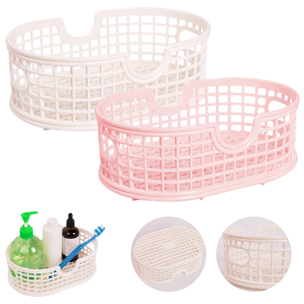 Bathroom Storage Organizer Basket Bin Plastic Storage Basket Box with Handles for Bedroom Bathroom Home Storage Desktop Holder
Bathroom Storage Organizer Basket Bin Plastic Storage Basket Box with Handles for Bedroom Bathroom Home Storage Desktop Holder