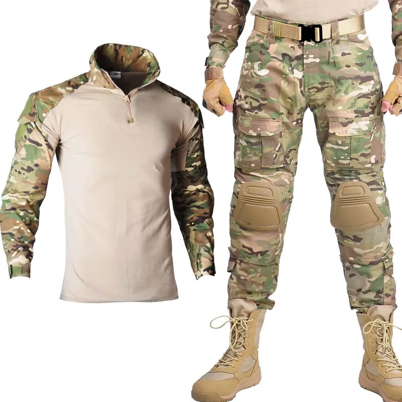 Outdoor Airsoft Paintball Clothing Military Shooting Uniform Tactical Combat Camouflage Shirts Cargo Pants Elbow/Knee Pads Suits
Outdoor Airsoft Paintball Clothing Military Shooting Uniform Tactical Combat Camouflage Shirts Cargo Pants Elbow/Knee Pads Suits