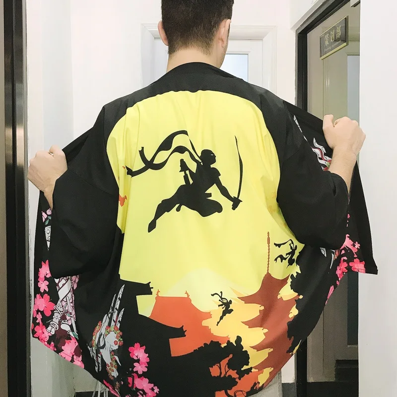 Japanese Kimono Clothes Haori Yukata Men Japanese Kimono Traditional Cardigan Men Jacket Asian Clothes Japanese Top FF3004
Japanese Kimono Clothes Haori Yukata Men Japanese Kimono Traditional Cardigan Men Jacket Asian Clothes Japanese Top FF3004