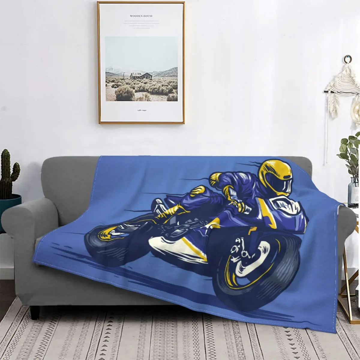 Motorcycle Race Blanket Fleece Autumn/Winter Cool Multifunction Warm Throw Blankets for Home Bedroom Quilt
Motorcycle Race Blanket Fleece Autumn/Winter Cool Multifunction Warm Throw Blankets for Home Bedroom Quilt