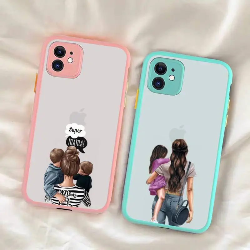 FHNBLJ Baby Mom Girls Phone Case for iPhone X XR XS 7 8 Plus 11 12 13 pro MAX 13mini Translucent Matte Shockproof Case
FHNBLJ Baby Mom Girls Phone Case for iPhone X XR XS 7 8 Plus 11 12 13 pro MAX 13mini Translucent Matte Shockproof Case