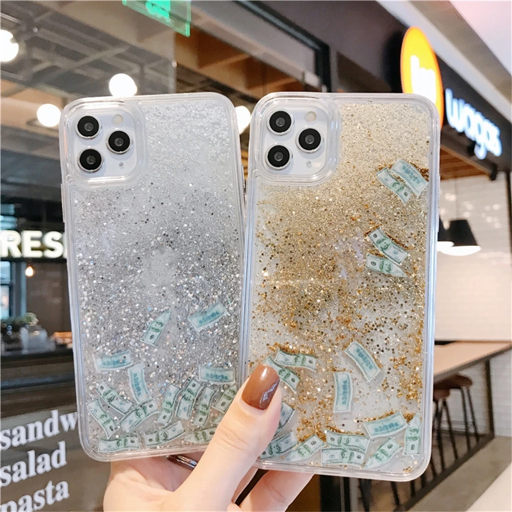 Quicksand Dollar Phone Case For iPhone 12Pro 11 Pro Max Mini Xr XS XR Xs Max 8 7 6 Plus Hard TPU Cover Transparent Coque
Quicksand Dollar Phone Case For iPhone 12Pro 11 Pro Max Mini Xr XS XR Xs Max 8 7 6 Plus Hard TPU Cover Transparent Coque