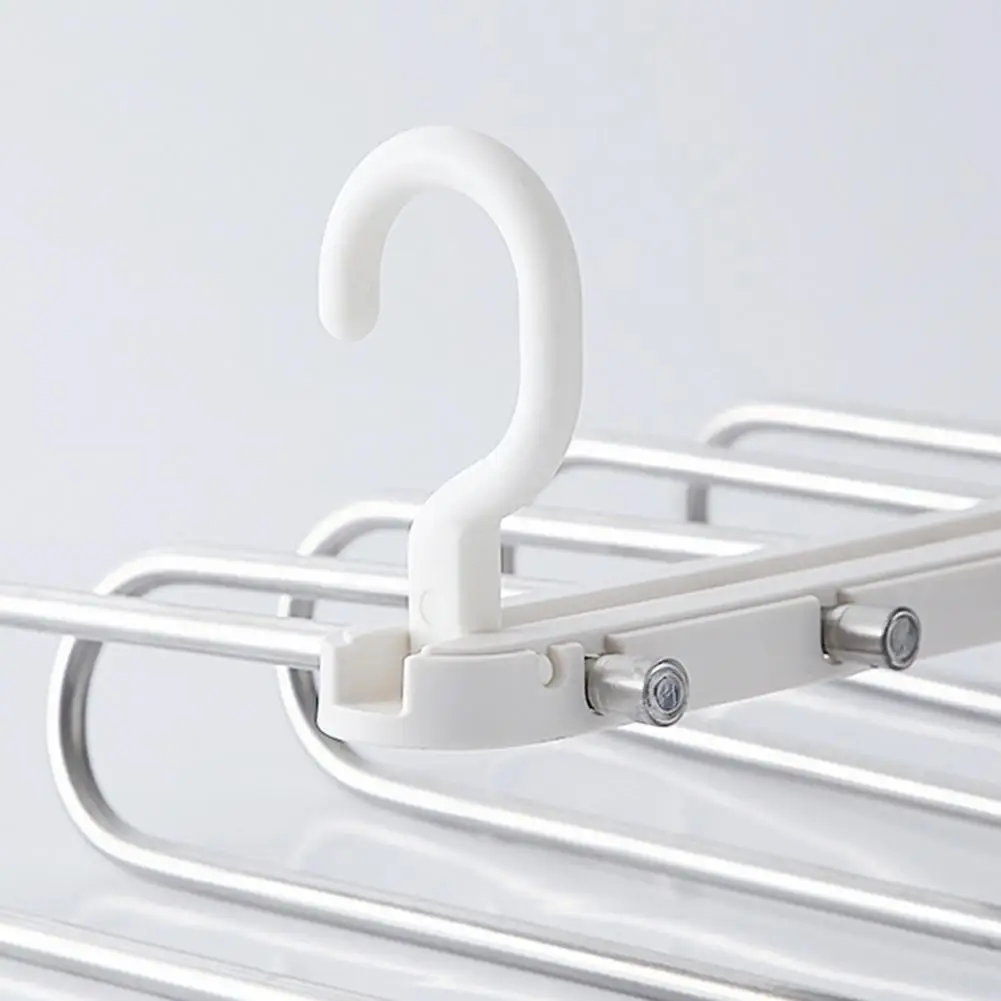 Clothes hanger organizer Space Saving Hanger Five in One Multifunctional Stainless Steel Folding Pants Rack for Wardrobe 
Clothes hanger organizer Space Saving Hanger Five in One Multifunctional Stainless Steel Folding Pants Rack for Wardrobe