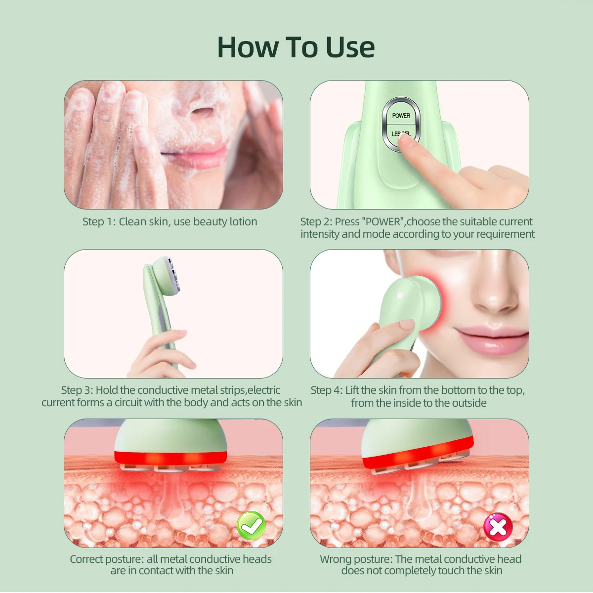 CkeyiN GREEN Face Lifting Massager Electroporation RF EMS LED Photon Wrinkle Removal Skin Care Beauty Machine Nano Sprayer 51
CkeyiN GREEN Face Lifting Massager Electroporation RF EMS LED Photon Wrinkle Removal Skin Care Beauty Machine Nano Sprayer 51