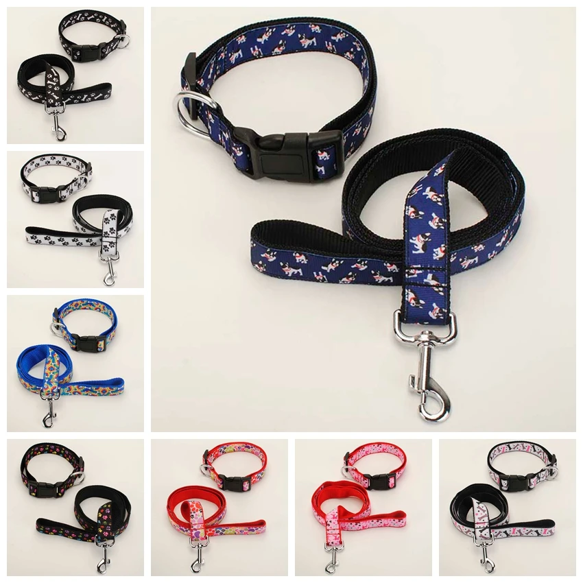 Pet Dog Paw Print 2 Set for Dog Leash & Dog Collar,1 Inch Ribbon 
Pet Dog Paw Print 2 Set for Dog Leash & Dog Collar,1 Inch Ribbon