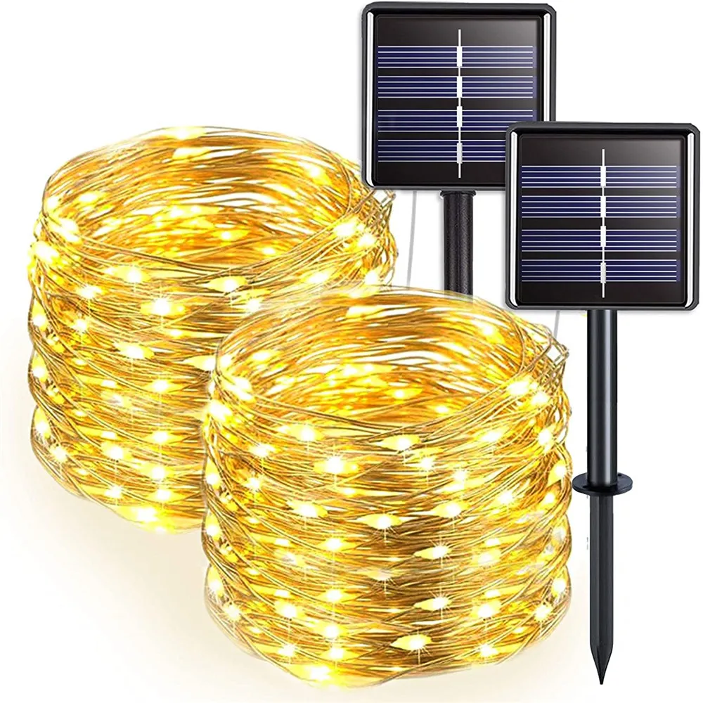 Solar String Fairy Lights 10m 100LED /30M 300 LED Waterproof Outdoor Garland Solar Power Lamp Christmas For Garden Decoration.
Solar String Fairy Lights 10m 100LED /30M 300 LED Waterproof Outdoor Garland Solar Power Lamp Christmas For Garden Decoration.