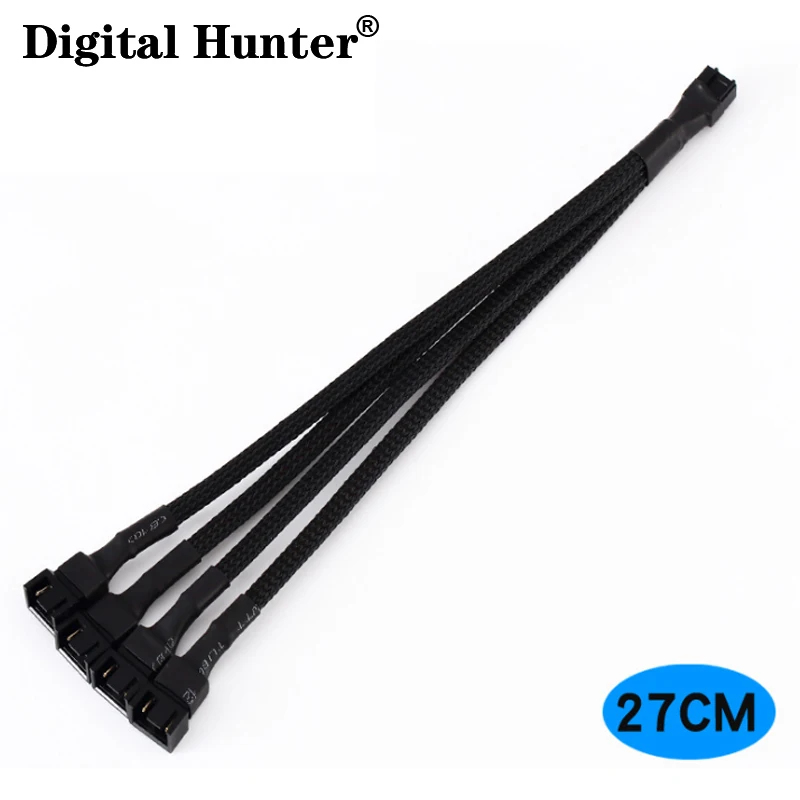 4 Pin Extension Cable Motherboard 1 To 1/2/3/4 Ways Splitter Sleeved Connector CPU PWM Fan Practical Accessories Tinned Copper
4 Pin Extension Cable Motherboard 1 To 1/2/3/4 Ways Splitter Sleeved Connector CPU PWM Fan Practical Accessories Tinned Copper