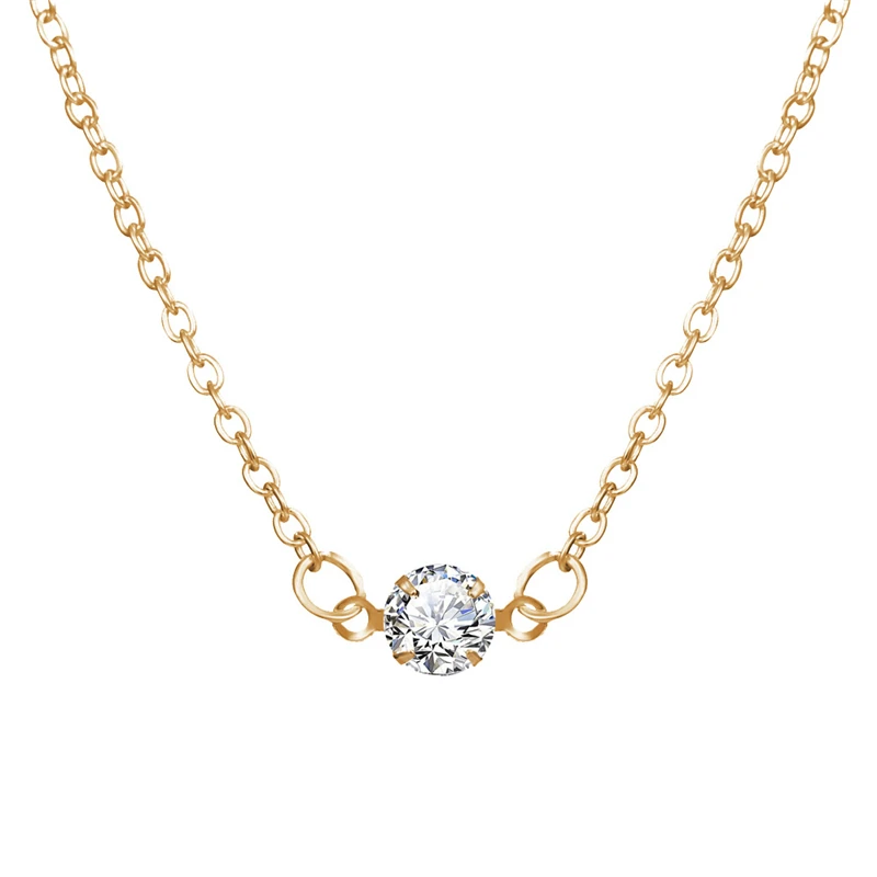 Luokey 2020 New Fashion Simple Crystal Necklace For Women Clavicle Chain Choker Collar Chic Collier Jewelry For Mothers Day Gift
Luokey 2020 New Fashion Simple Crystal Necklace For Women Clavicle Chain Choker Collar Chic Collier Jewelry For Mothers Day Gift