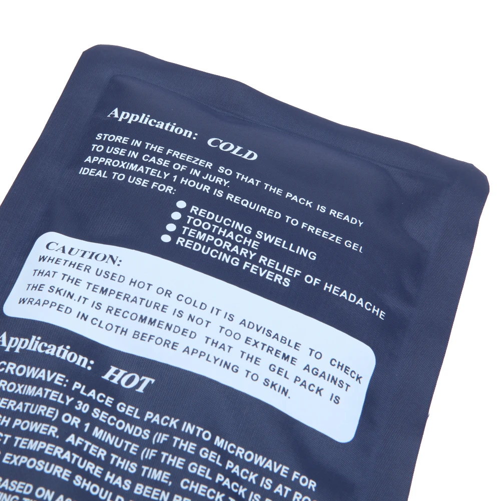 Hot/Cold Reusable Heat Gel Ice Non Toxic Pack Sports Muscle/Back Pain Relief FMO 
Hot/Cold Reusable Heat Gel Ice Non Toxic Pack Sports Muscle/Back Pain Relief FMO